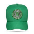 Boné Snapback Follow Verde Bandeira Contra Aba Resping