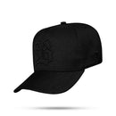 Boné Snapback Basic All Black Logo Contour
