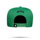 Boné Snapback Follow Verde Bandeira Contra Aba Resping