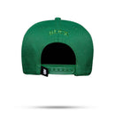 Boné Snapback Basic Verde Bandeira Logo Contour