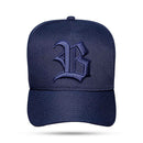 Boné Snapback Azul Marinho Alto Relevo