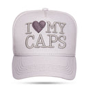 Boné Snapback Cinza I Love My Caps