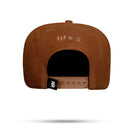 Boné Snapback Basic Suede Marrom 2.0