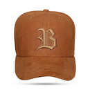 Boné Snapback Basic Suede Marrom 2.0