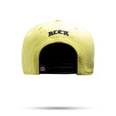 Boné Snapback Follow Suede Amarelo Claro