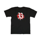 Camiseta Preta Flower Red