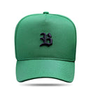 Boné Snapback Basic Verde Bandeira Logo Preto