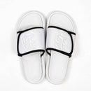 Chinelo Slide Branco Velcro
