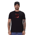 Camiseta Preta BLCK Logo Holográfico Vermelho