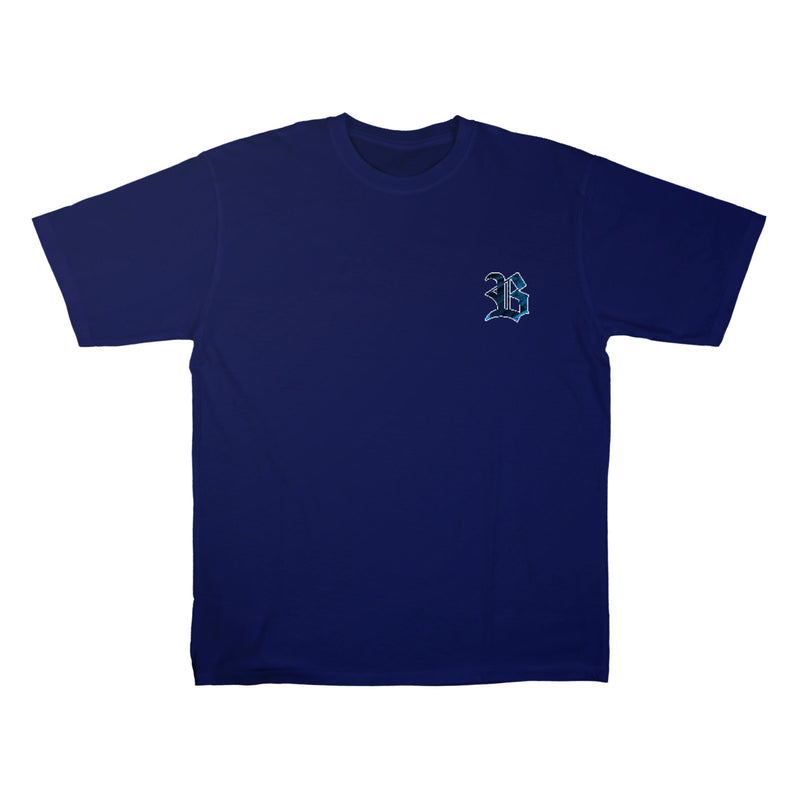 Camiseta Oversized IA Azul Marinho Arara Azul