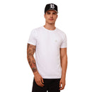 Camiseta Branca Logo Bordado