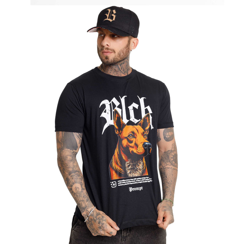 Camiseta Preta IA Brazilian Dog