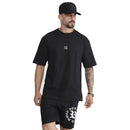 Conjunto Oversized Preto e Branco Born Raised