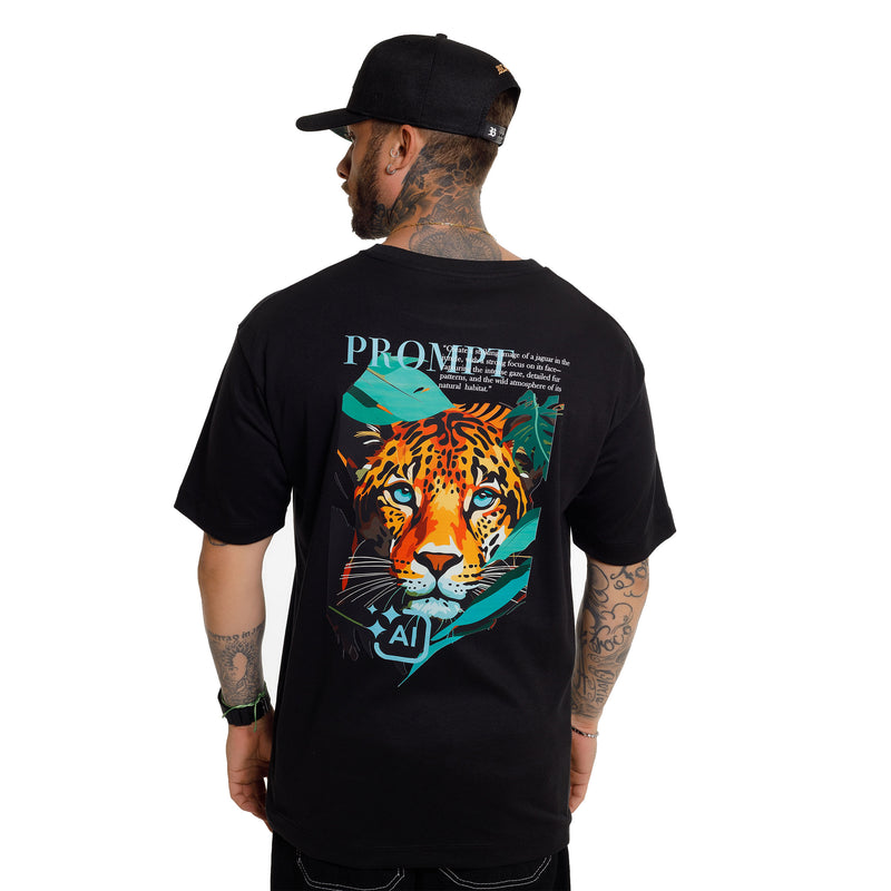 Camiseta Oversized Preta IA Predator