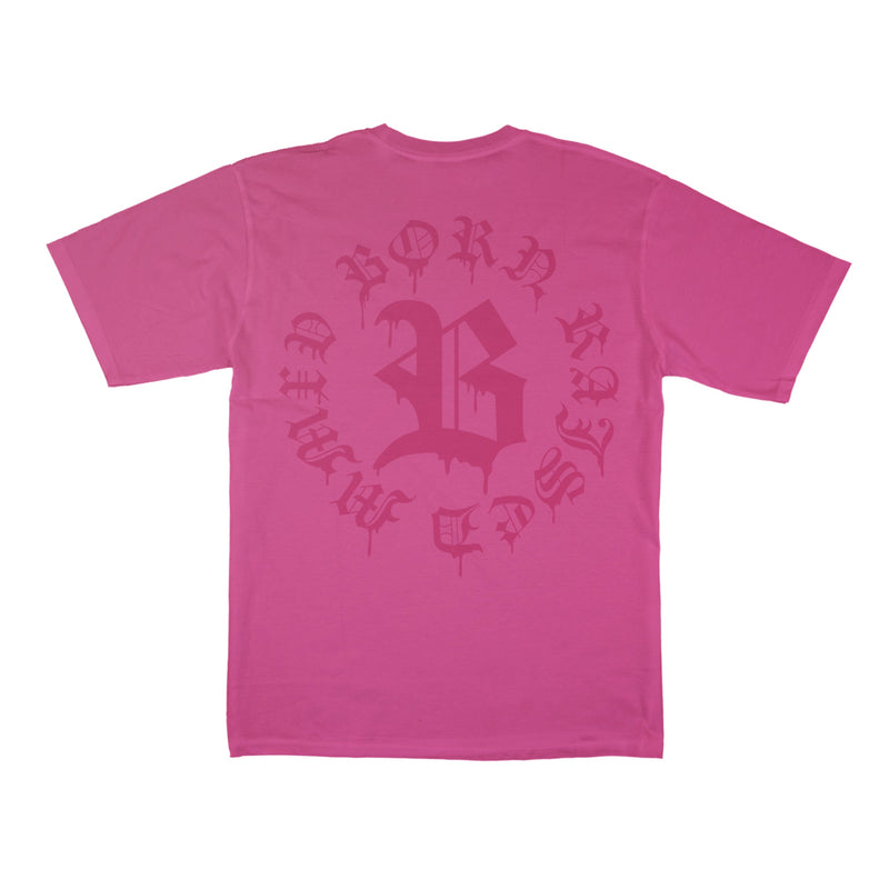 Camiseta Oversized Pink Born Raised