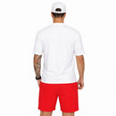 Conjunto Oversized Branco e Vermelho Royalty