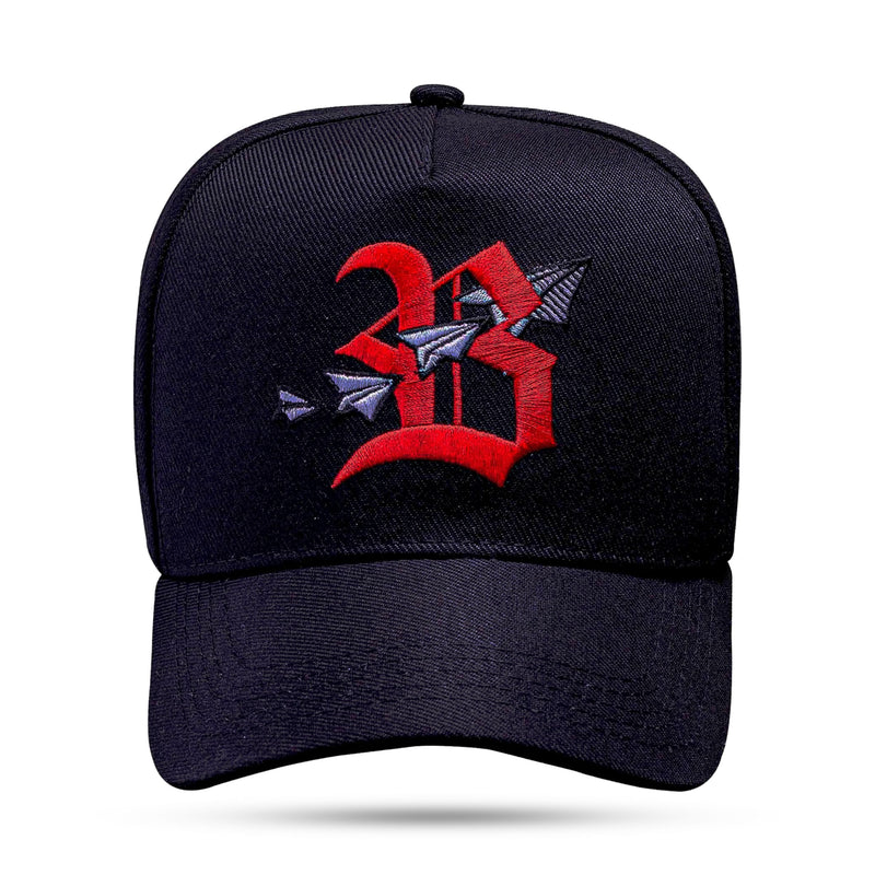 Boné Snapback Paper Preto
