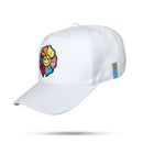 Boné Snapback Branco Smile Flowers