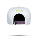 Boné Snapback Branco Smile Flowers
