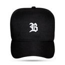 Boné Snapback Basic Preto Logo Branco