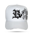 Boné Snapback Branco Dragon Fire Preto