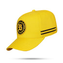 Boné Snapback Amarelo Follow Holográfico Preto
