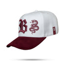 Boné Snapback Off White Snake Vinho