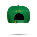 Boné Snapback Verde Brasil Brasão Aba Reta