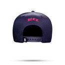Boné Snapback Azul Logo Countour Degradê Pink
