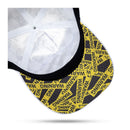 Boné Snapback Branco Warning