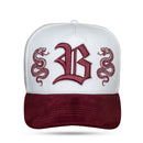 Boné Snapback Off White Snake Vinho