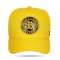 Boné Snapback Amarelo Follow Holográfico Preto