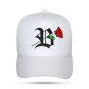 Boné Trucker Roses White