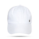 Boné Dad Hat Branco Basic Metal Prata