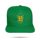 Boné Snapback Verde Brasil Brasão Aba Reta