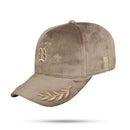 Boné Snapback Veludo Bege Royalty