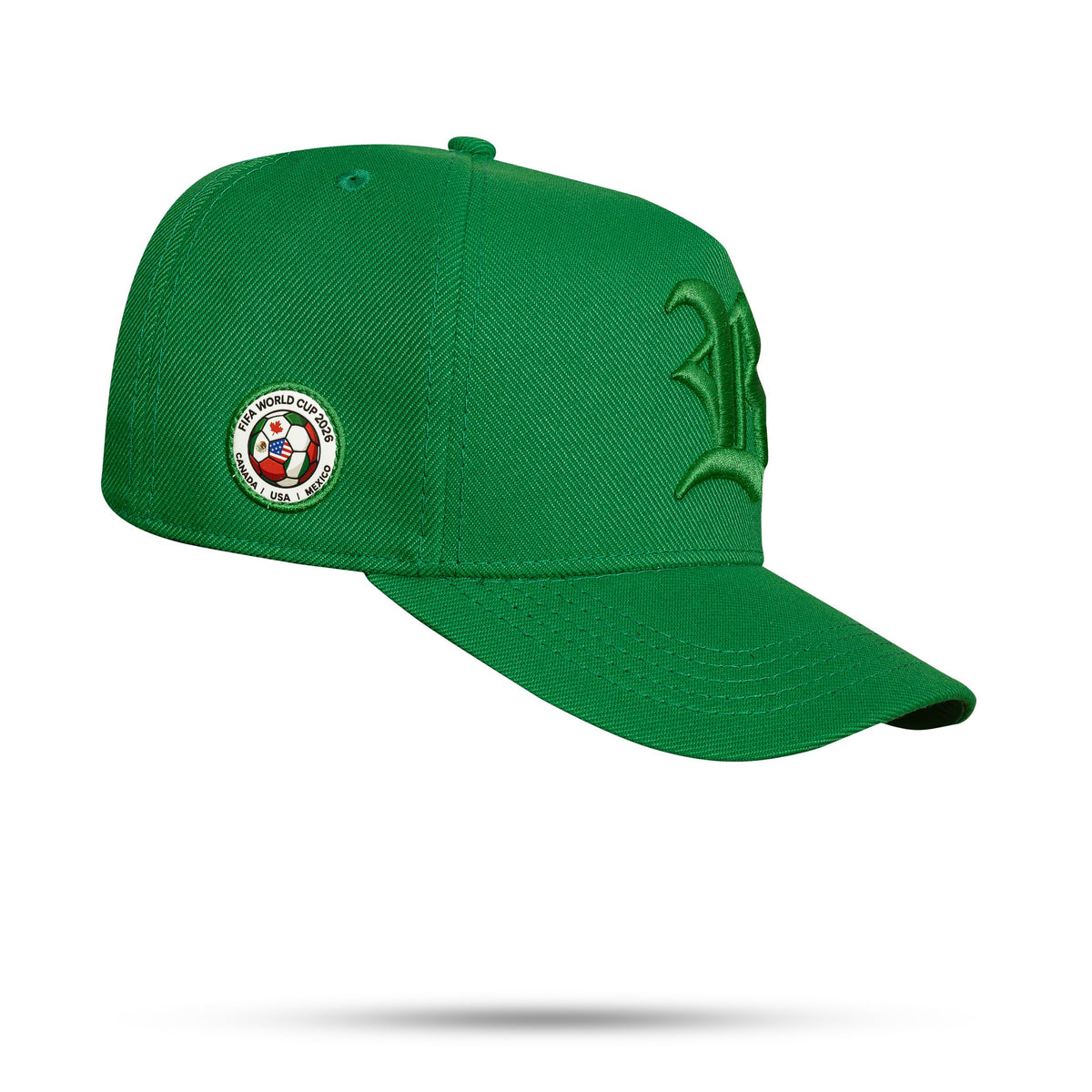 Boné Snapback Verde Bandeira Side BR Cup 2026 🇧🇷