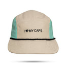 Boné Five Panel Snapback Bege I Love My Caps