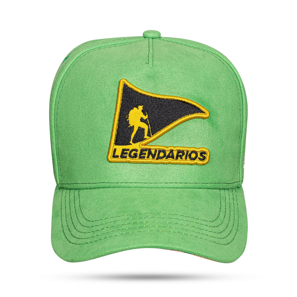Boné Legendários Suede Verde
