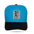 Boné Snapback Azul Celeste Aba Couro Number One