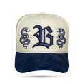 Boné Snapback Off White Snake Azul Marinho