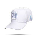Boné Snapback Branco Logo Countour Degradê Azul