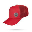 Boné Snapback Trucker Vermelho Trend Branco