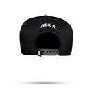 Boné Snapback Preto Aba Couro World