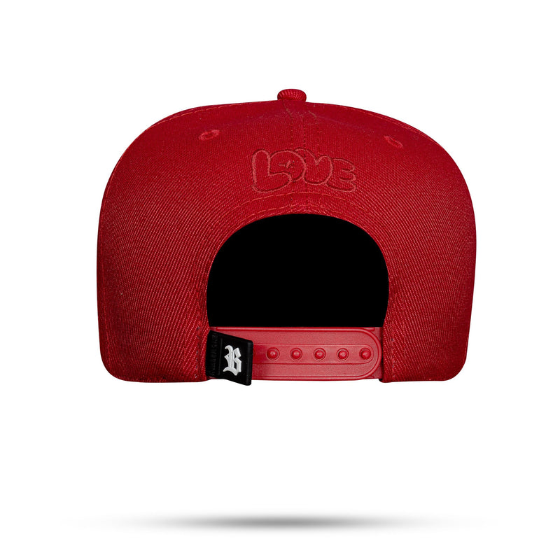 Boné Snapback Vermelho Love