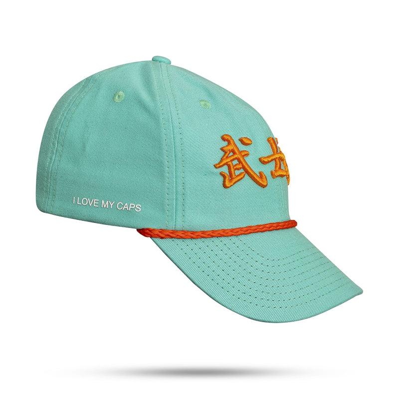 Boné Dad Hat Snapback Verde Água - Kanji Bushido