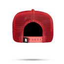 Boné Snapback Trucker Vermelho Trend Branco