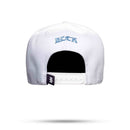 Boné Snapback Branco Logo Countour Degradê Azul