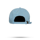 Boné Dad Hat Azul Denin Basic Metal Prata