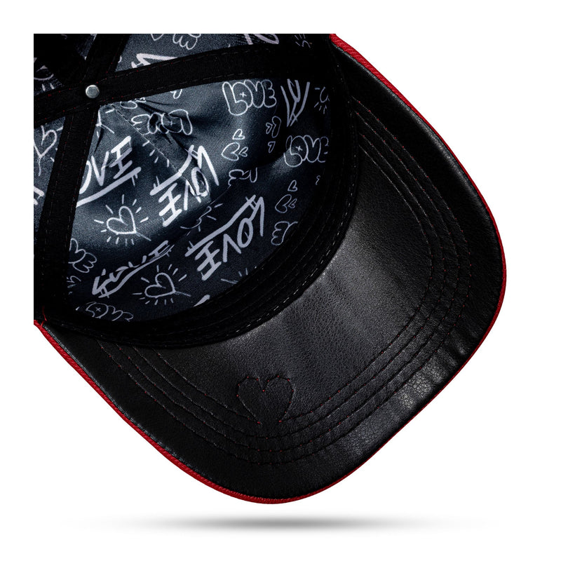 Boné Snapback Vermelho Love